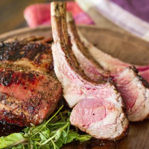 CHAR-GRILLED RACK OF LAMB