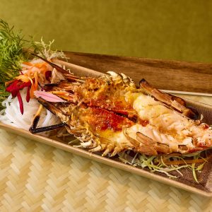 Char-Grilled Big Head Prawn - Grilled