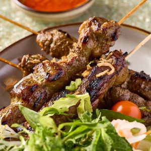 Char-grilled Satay Beef - Grilled