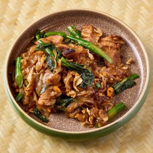 Stir-Fried Flat Rice Noodles Pork-Neck